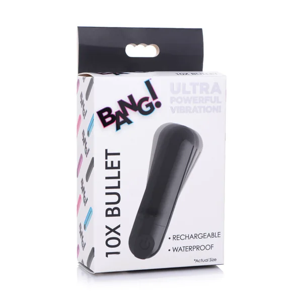10X Rechargeable Vibrating Metallic Bullet