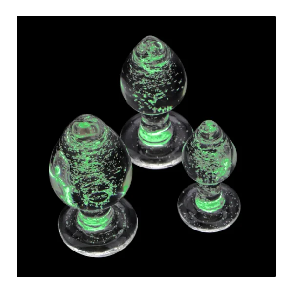 20-35mm Luminous Glass Butt Plug