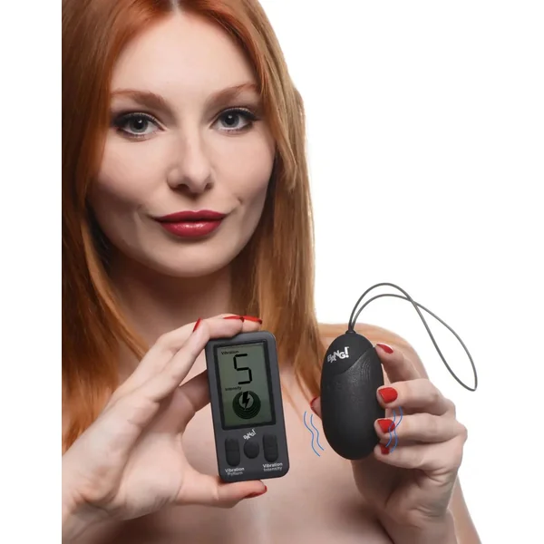 25X Vibrating Silicone XL Egg Vibrator with Remote Control