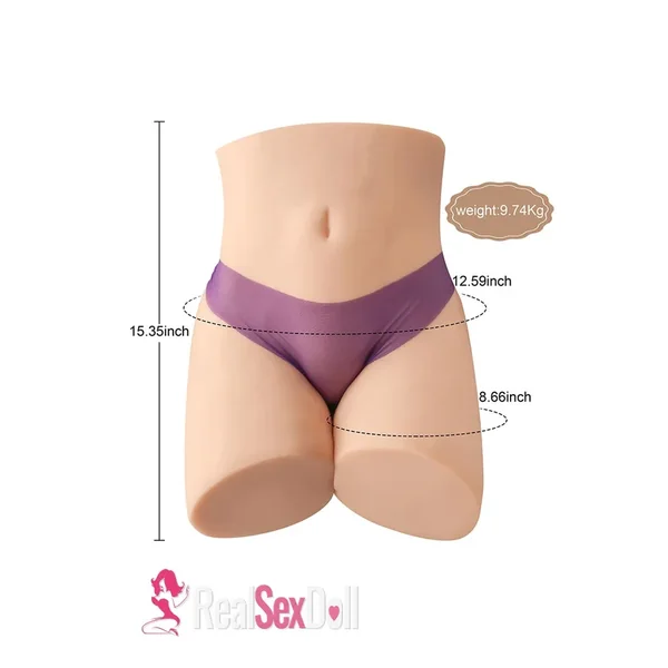 39CM 21.47LB Sex Doll Torsos Super Realistic Ass Lindsay