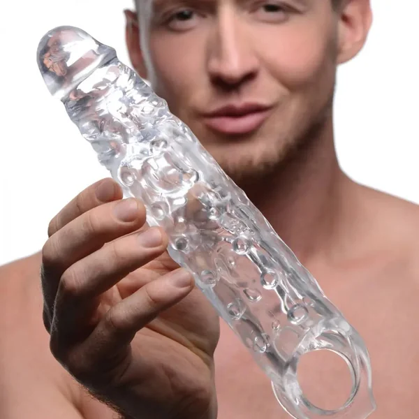 3 Inch Clear Penis Extender Sleeve Cock Sleeve
