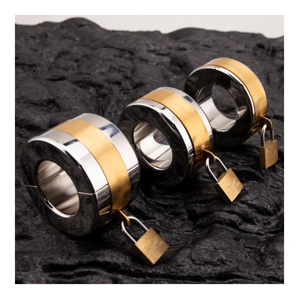 3 Sizes Heavy Duty Stainless Steel Ball Stretcher Testicle Weight Scrotum Pendant Chastity Lock Ball Stretching