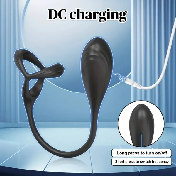 3in1 9 Vibration Butt Plug Cock Penis Ring APP Remote Control Adult Toy