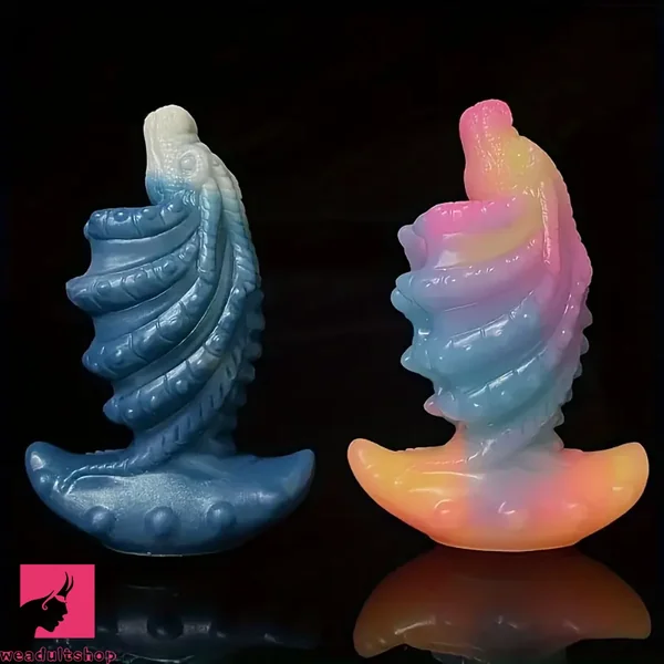4.53in Small Seahorse Soft Silicone Fantasy Monster Female Dildo