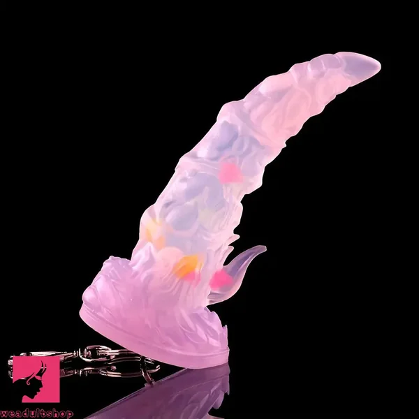 4.64in 5.23in Anal Plug Pedant Dildo Key Chain Animal Deer Silicone Cock