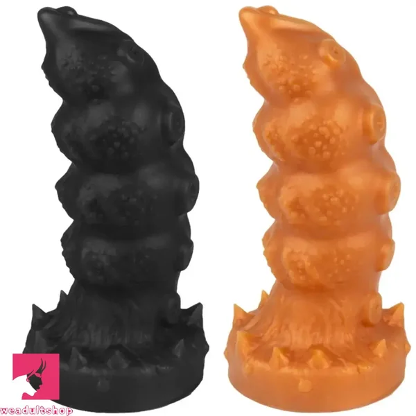 6.69in Liquid Silicone Soft Thick Anal Plug Punishment Play Octopus Dildo