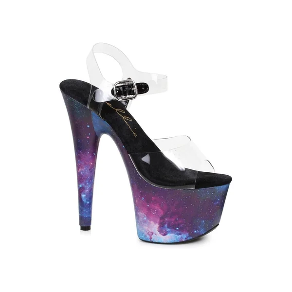 709-COSMO Platform Sandal | Clear Vinyl