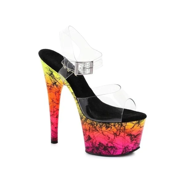 709-ENVIRO Platform Sandal | Multi-Color Vinyl