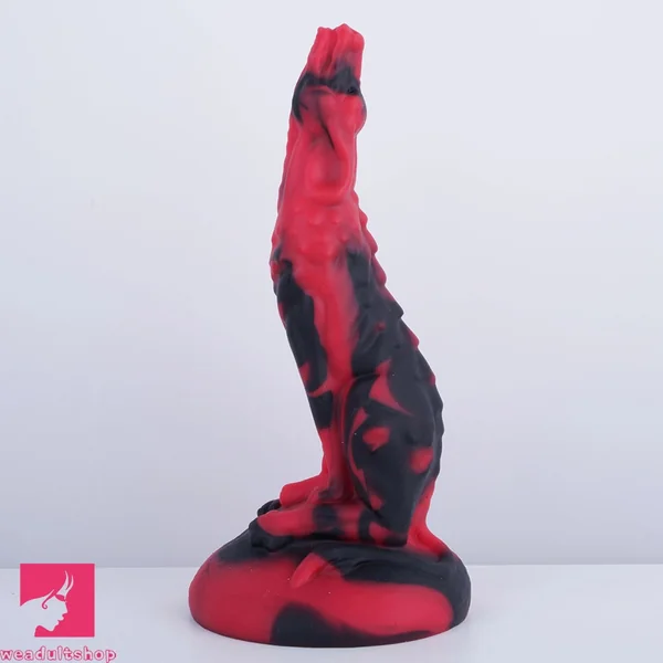 7.28in Pig Glans Silicone Soft Fantasy Dildo Adult Toy Clitoral Stimulator