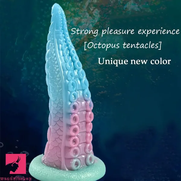 7.87in Octopus Tentacle Dildo For Women Soft Dildo For Hands-Free Games