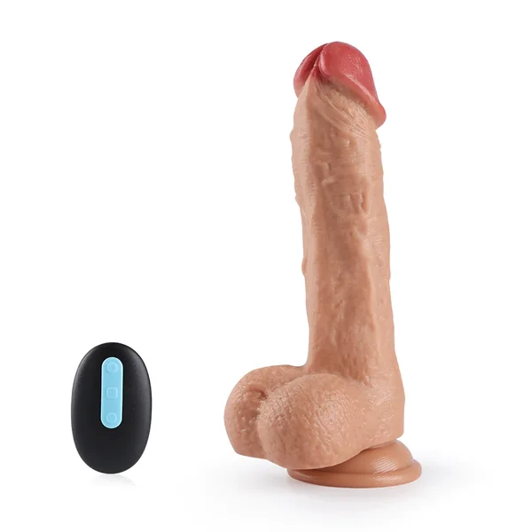 9.4-Inch Remote Control Rotating Vibrating Dildo