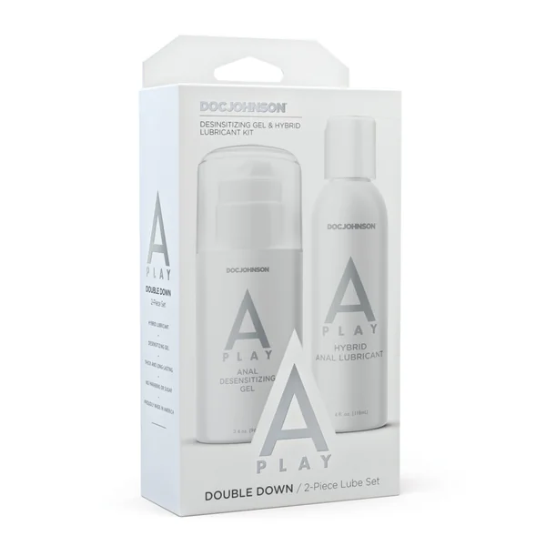 A Play Double Down Hybrid Lubricant - 2 Piece Set