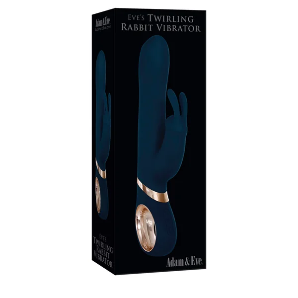 Adam & Eve Eve's Twirling Rabbit Vibrator - Blue