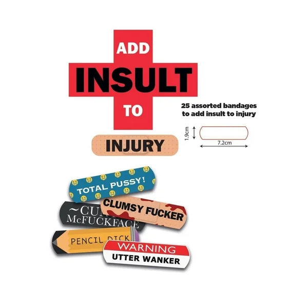 Add Insult to Injury Bandages Single Tin