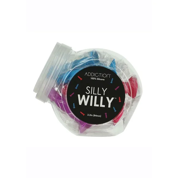 Addiction Silly Willy Silicone Mini Dongs 3.3in Individual