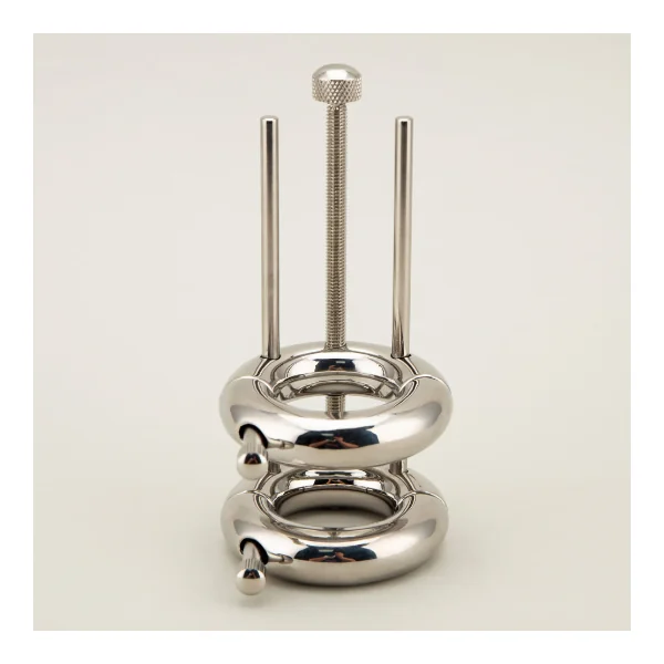 Adjustable Ball Stretcher Weight Stainless Steel Chastity Extreme CBT