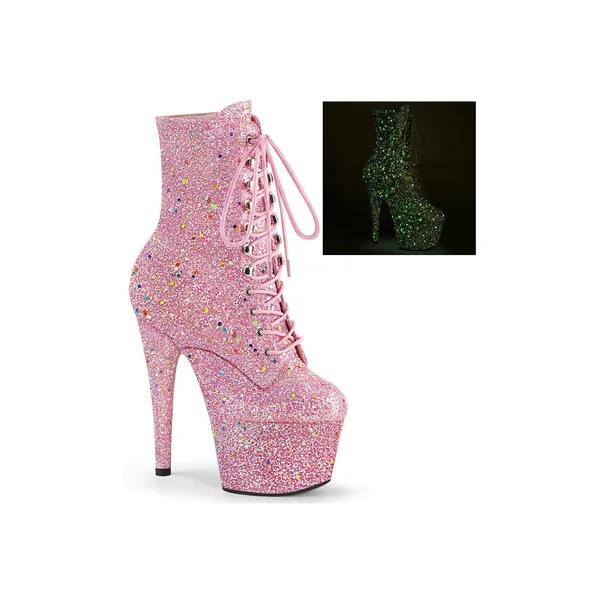ADORE-1020GDLG Exotic Boot | Pink Glitter