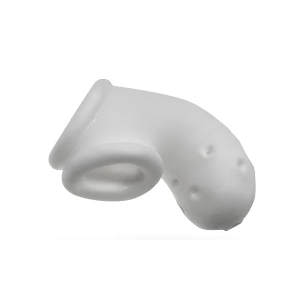 Airlock Air-Lite Vented Silicone Chastity – White Ice