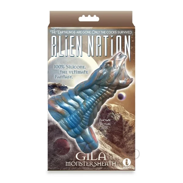Alien Nation Gila Silicone Sheath - Blue/Gold