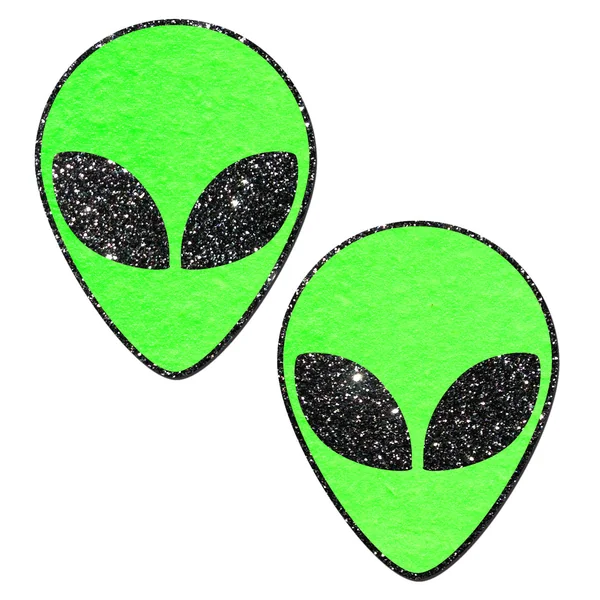 Alien Pasties - Neon Green/Glow in the Dark