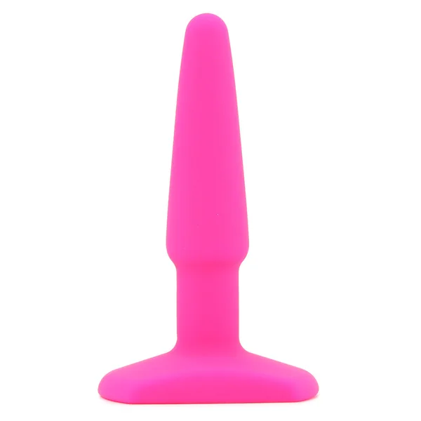 All About Anal Seamless Silicone 4 Inch Butt Plug in Pink