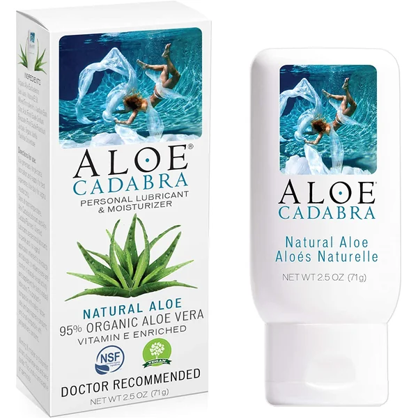 ALOE CADABRA ORGANIC LUBE NATURAL ALOE 2.5 OZ