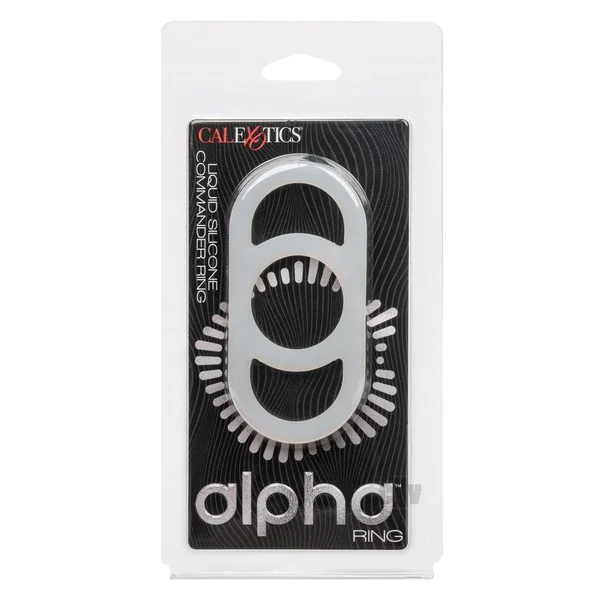 Alpha Silicone Commander Ring Natural