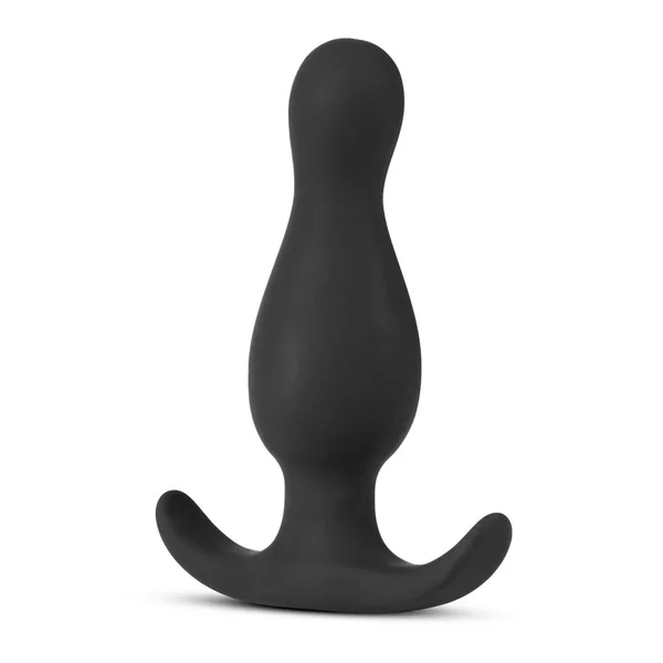 Anal Adventures Platinum Curve Silicone Butt Plug