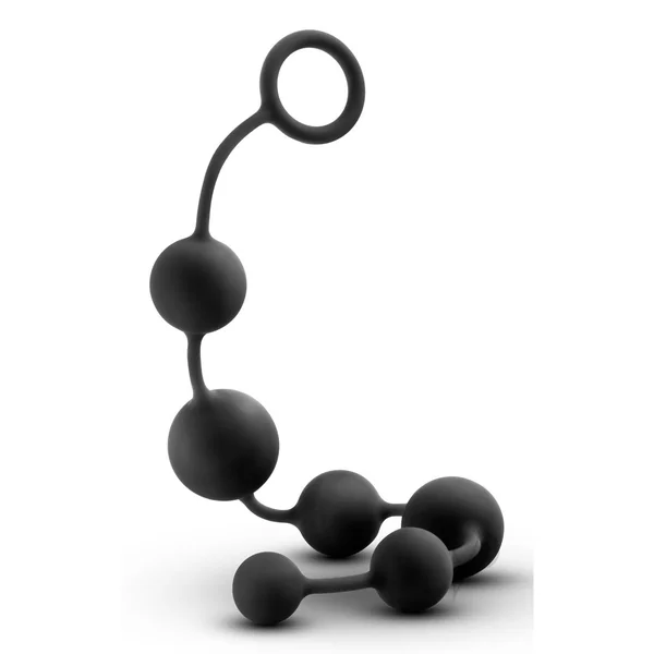 Anal Adventures Platinum Silicone Large Anal Beads