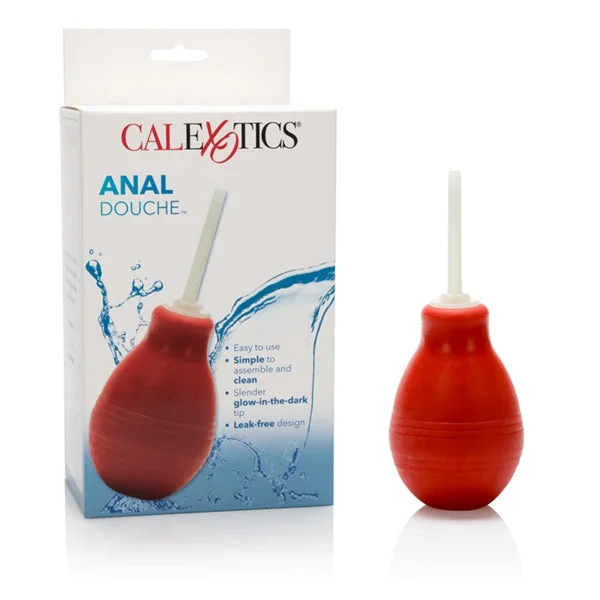 Anal Douche Glow in The Dark Tip - Red And Clear