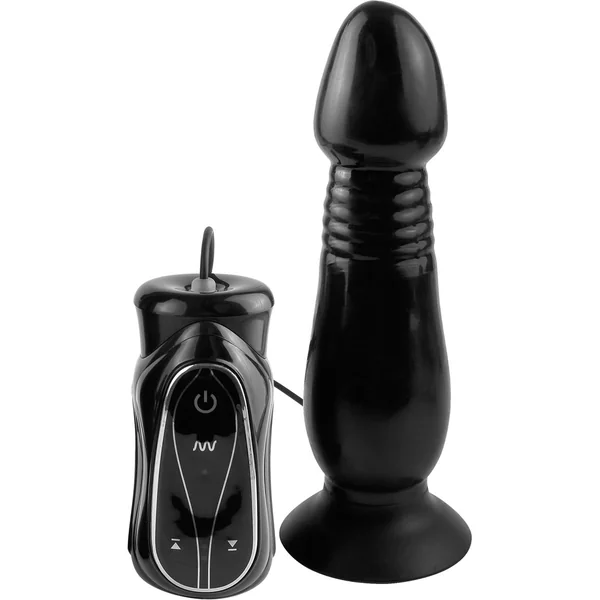 Anal Fantasy Collection Vibrating Thruster Silicone Vibe Waterproof Black 5.5 Inch