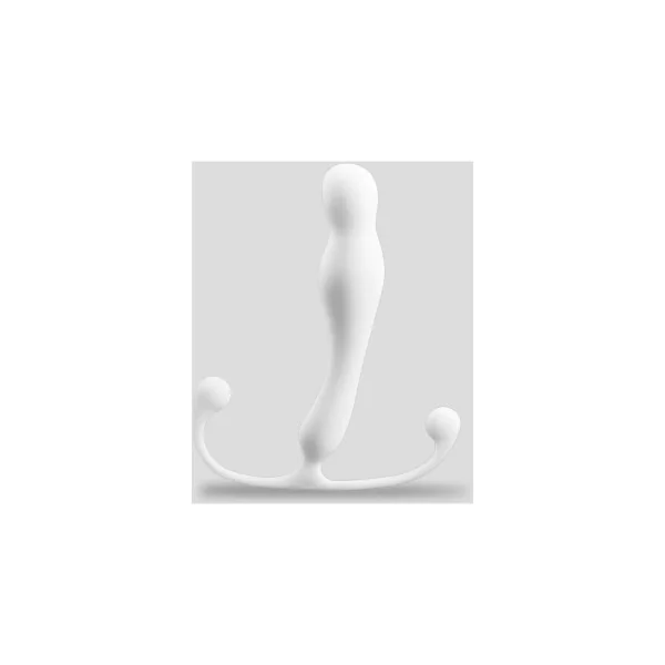 Aneros Eupho Trident Series Manual Prostate Stimulator, 4 Inch Insertable, 0.86 Inch Max Width, White