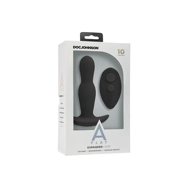 A-Play EXPANDER Vibrating Inflatable Silicone Anal Plug with Remote