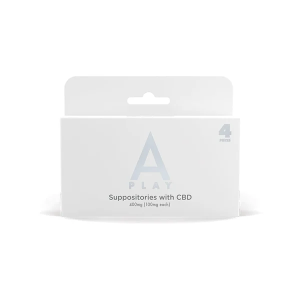 A-Play Suppositories with CBD 400mg (100mg/ea)4 pcs