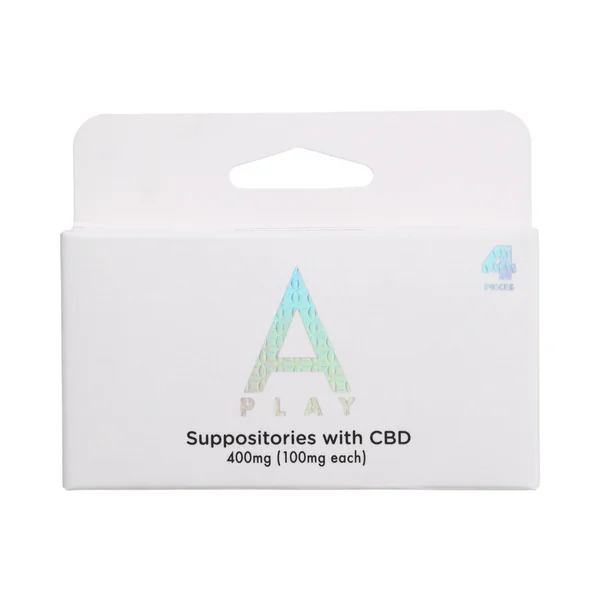 A-Play Suppositories with CBD 400mg (100mg/ea)4 pcs