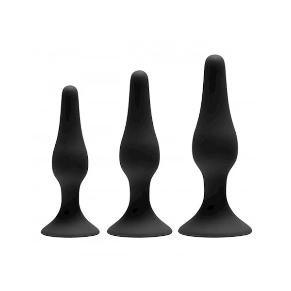 APPRENTICE 3 PIECE SILICONE ANAL TRAINER SET