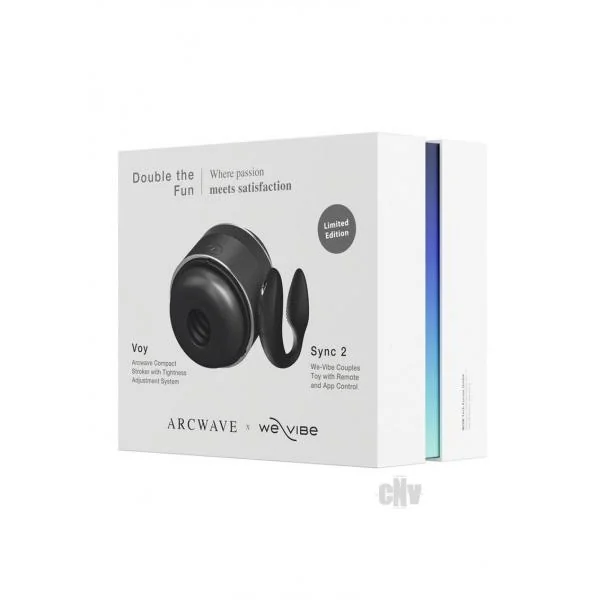 Arcwave x We-Vibe Double the Fun - Voy + Sync 2 Black