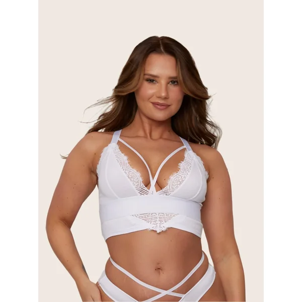 Aspen Bralette : Ice White