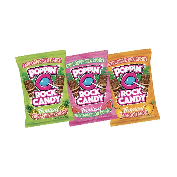 Assorted Tropical Poppin' Rock Oral Sex Candy
