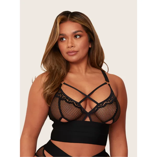 Athena Bralette : Midnight Black