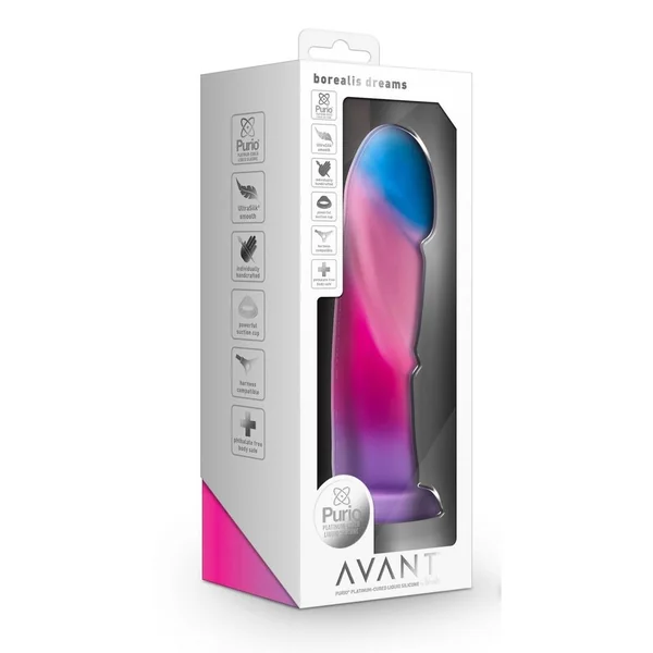 Avant Borealis Dreams Silicone Dildo - Cotton Candy