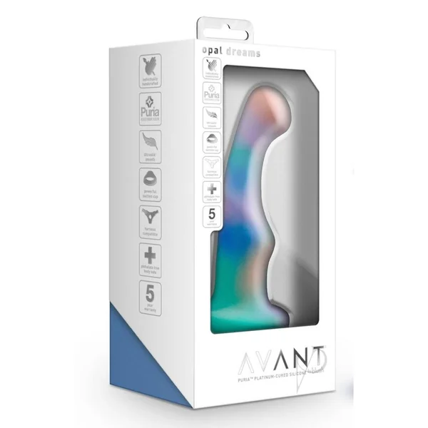 Avant Opal Dreams Silicone Dildo - Aqua