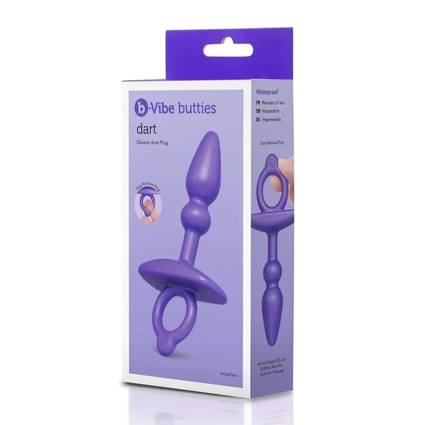 B Vibe Butties Dart Silicone Anal Plug