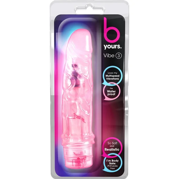 B Yours Vibe 3 Vibrating Dildo