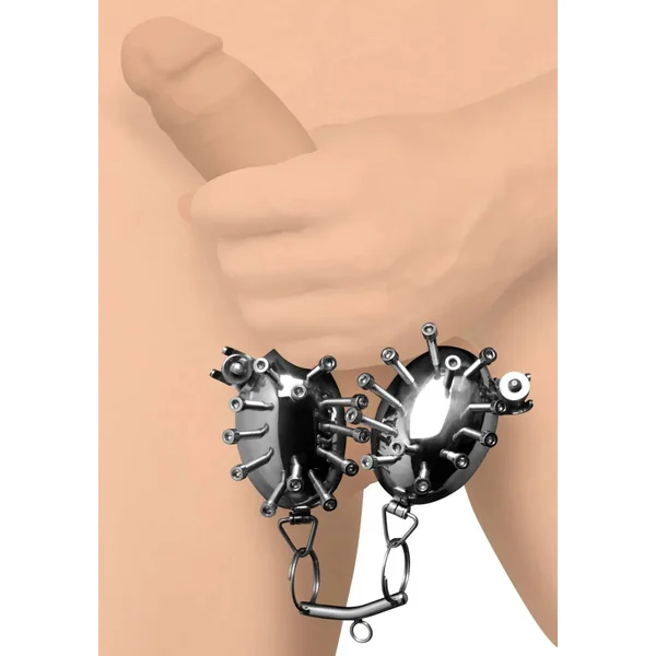 Ball Cage with Spikes Scrotum Egg Shells with Spikes