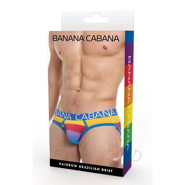 Banana Cabana Brief - Medium/Large - Rainbow