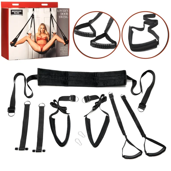 Bedroom B Bondage Gear Adjustable Straps Lover’s Door Sex Swing Restraints