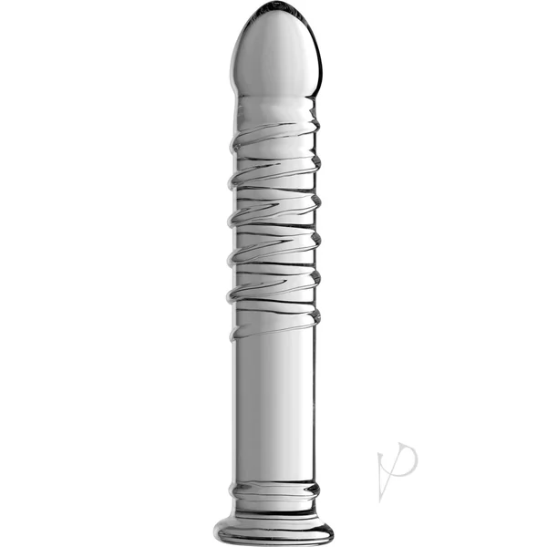 Behemoth Ribbed XL Big Glass Dildo 12.25 Inch Master Series