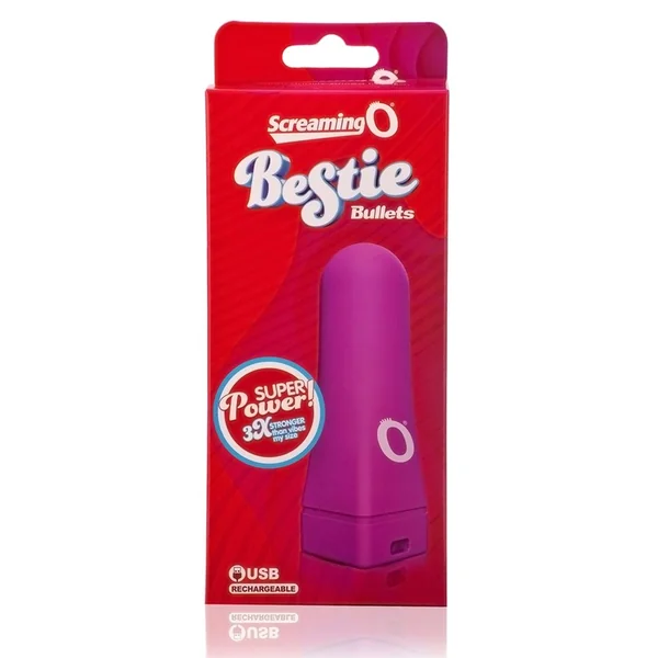 Bestie Bullet USB Rechargeable Waterproof Purple