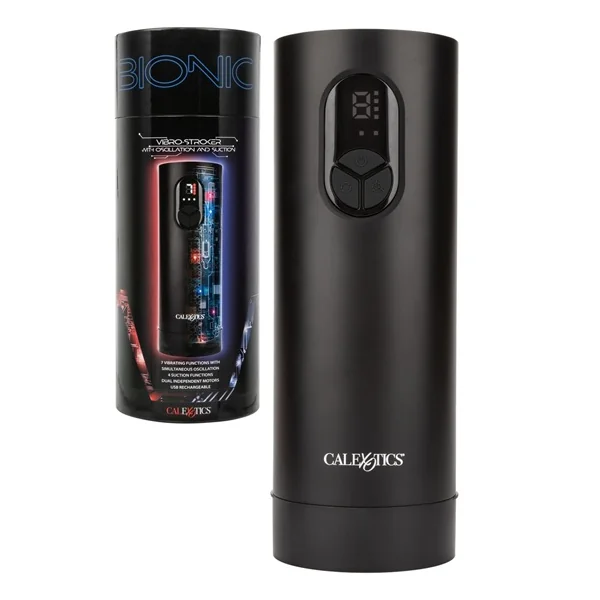 Bionic Vibro Stroker With Oscillation And Suction